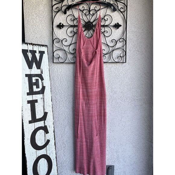 Free People Beach Honey Sweater Midi Dress - Size Small- Pink - Picture 6 of 10